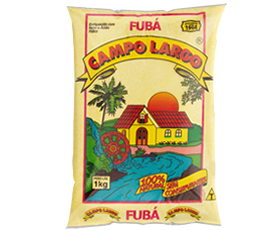 Fubá De Milho Amarelo Campo Largo Pacote 1kg